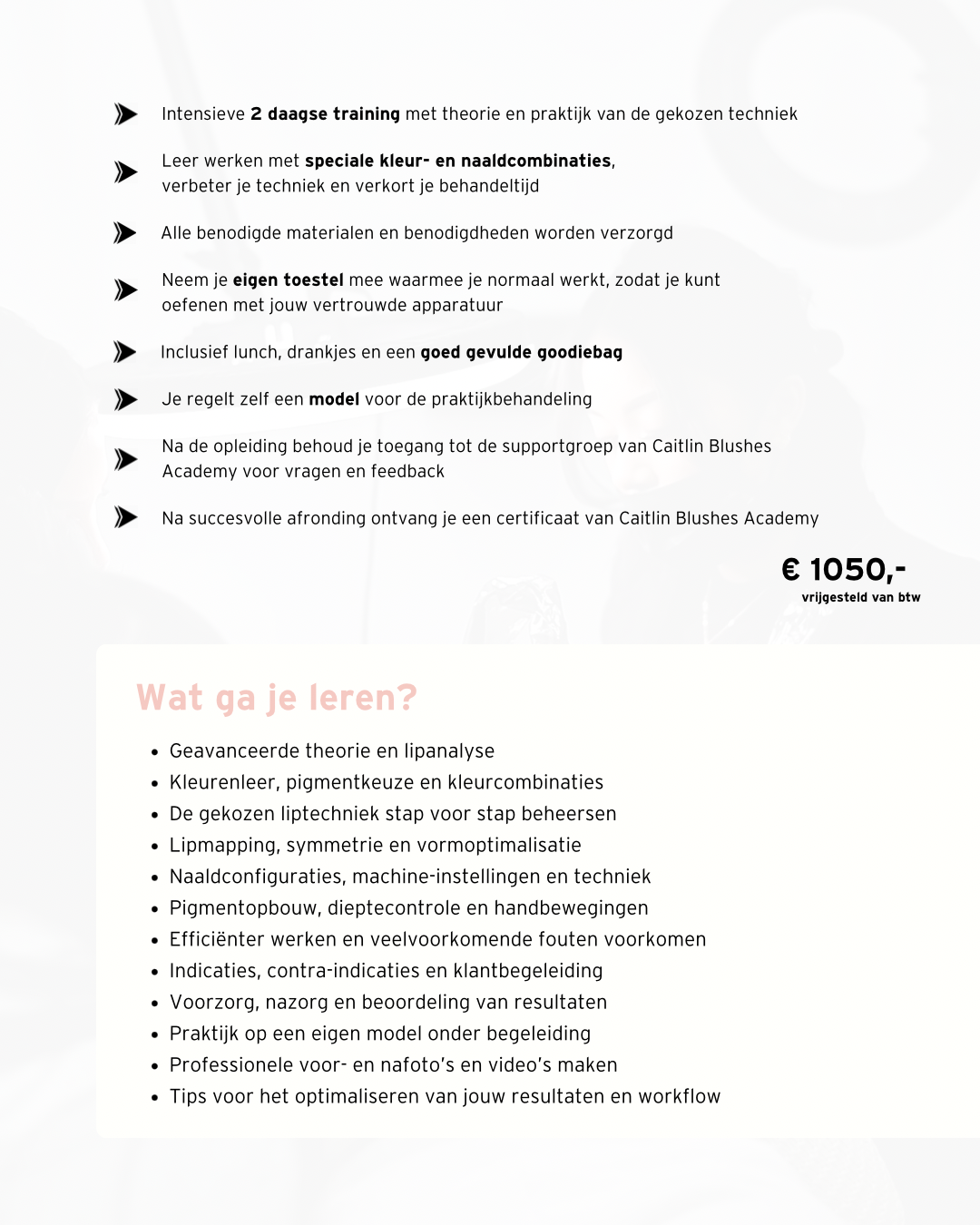 Private Masterclasses