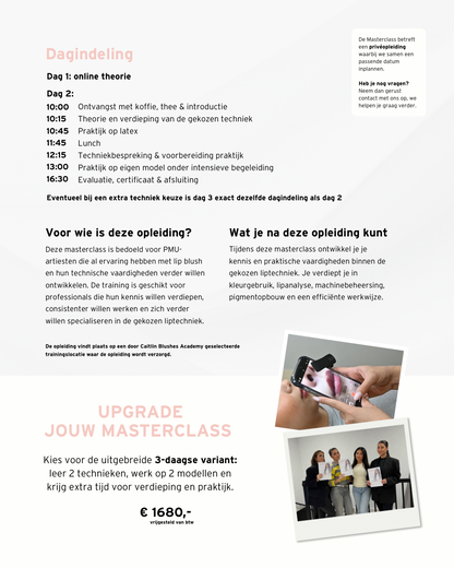 Private Masterclasses